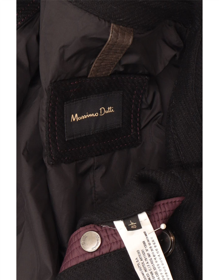 Palton Massimo Dutti pentru bărbați UK 40, mare, negru, nailon