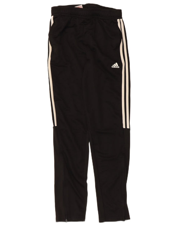 Pantaloni de trening Adidas baieti 13-14 ani poliester negru