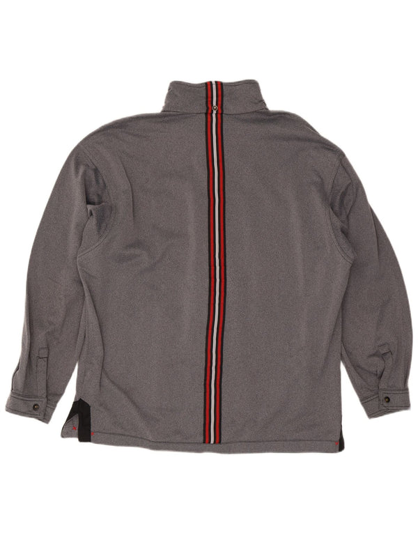 Jachetă de trening pentru bărbați Lotto UK 42/44 XL Poliester bloc de culoare gri