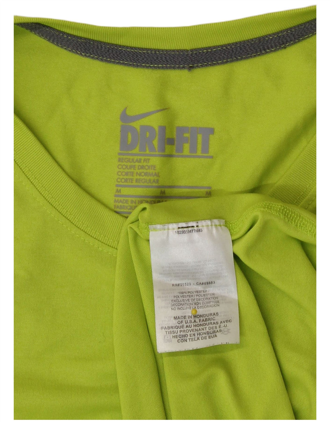 Nike Dri Fit Regular Fit Top cu mânecă lungă pentru femei UK 14 Medium Green