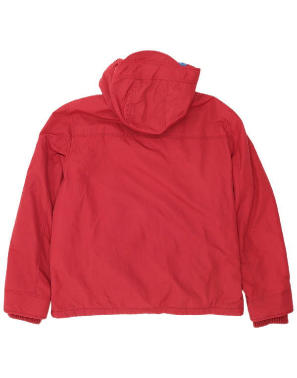 Jachetă de vânt cu glugă pentru bărbați Fat Face UK 44 2XL Nylon roșu