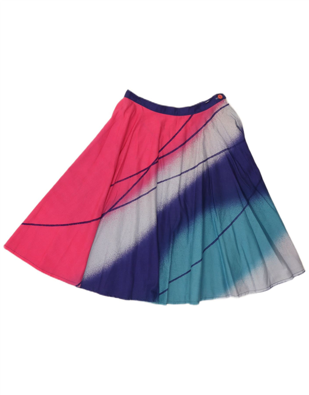 Fustă A-Line Vintage pentru femei W26 Mic, multicoloră