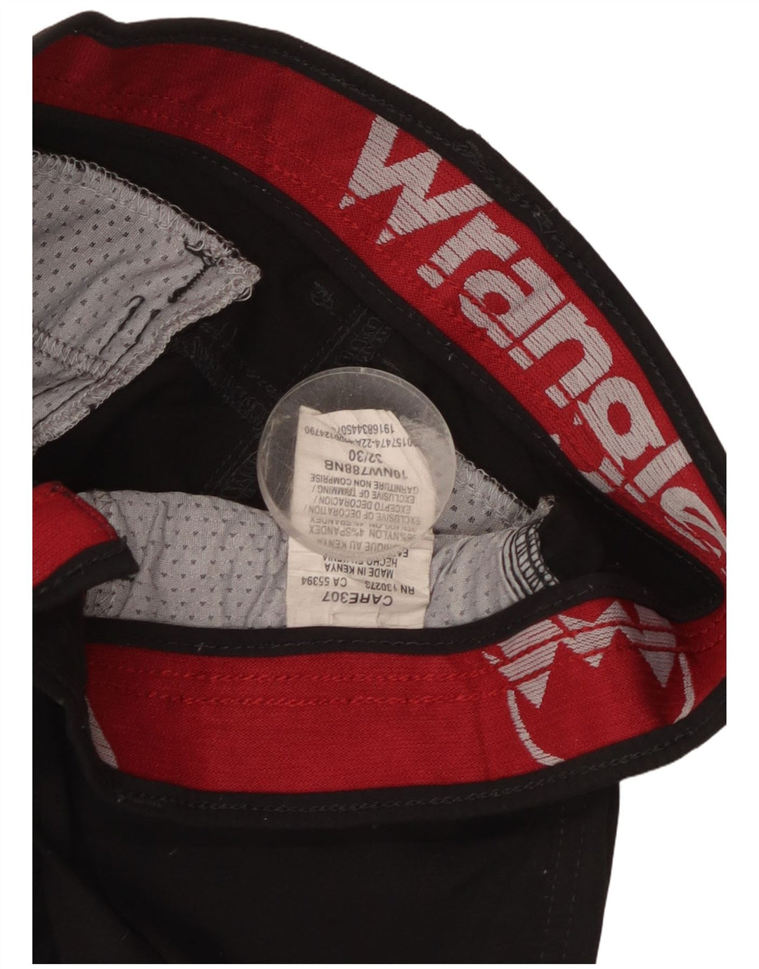 Pantaloni cargo drepti pentru bărbați Wrangler W32 L30 Nylon negru