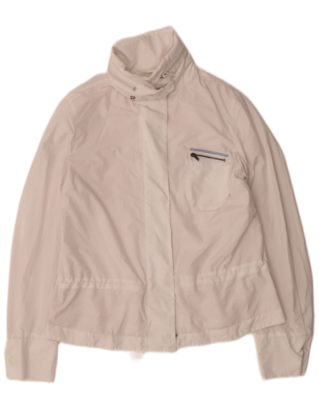 Jachetă de vânt pentru femei Armani Jeans UK 8 Small Poliester alb