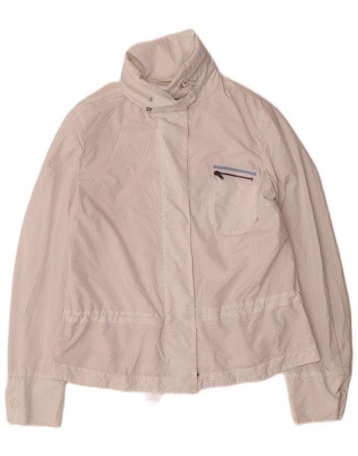 Jachetă de vânt pentru femei Armani Jeans UK 8 Small Poliester alb