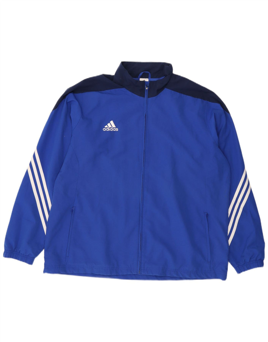 Jachetă de trening pentru bărbați Adidas, 2XL, albastru, poliester