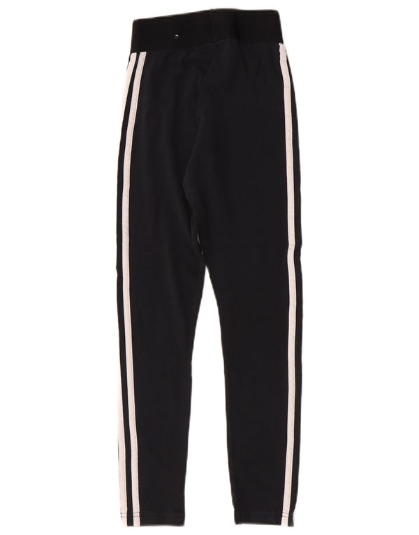Leggings pentru femei Adidas UK 0/2 2XS Sport cu dungi negre