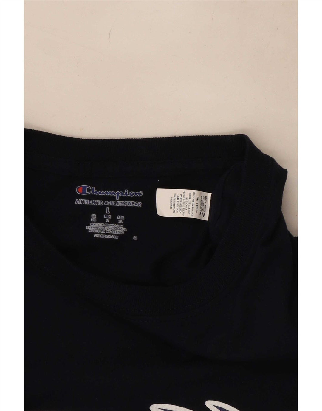 Tricou grafic pentru bărbați Champion Top mare, bleumarin