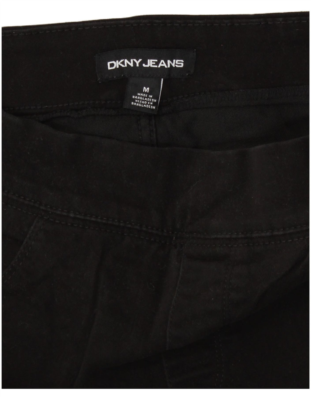 Dkny Pantaloni scurți de denim pentru femei, mediu W30, bumbac negru