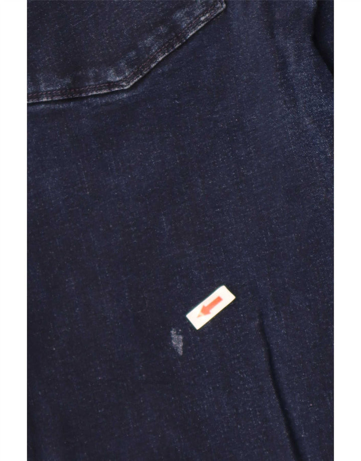 Blugi subțiri pentru bărbați Reiss W34 L30 bumbac bleumarin
