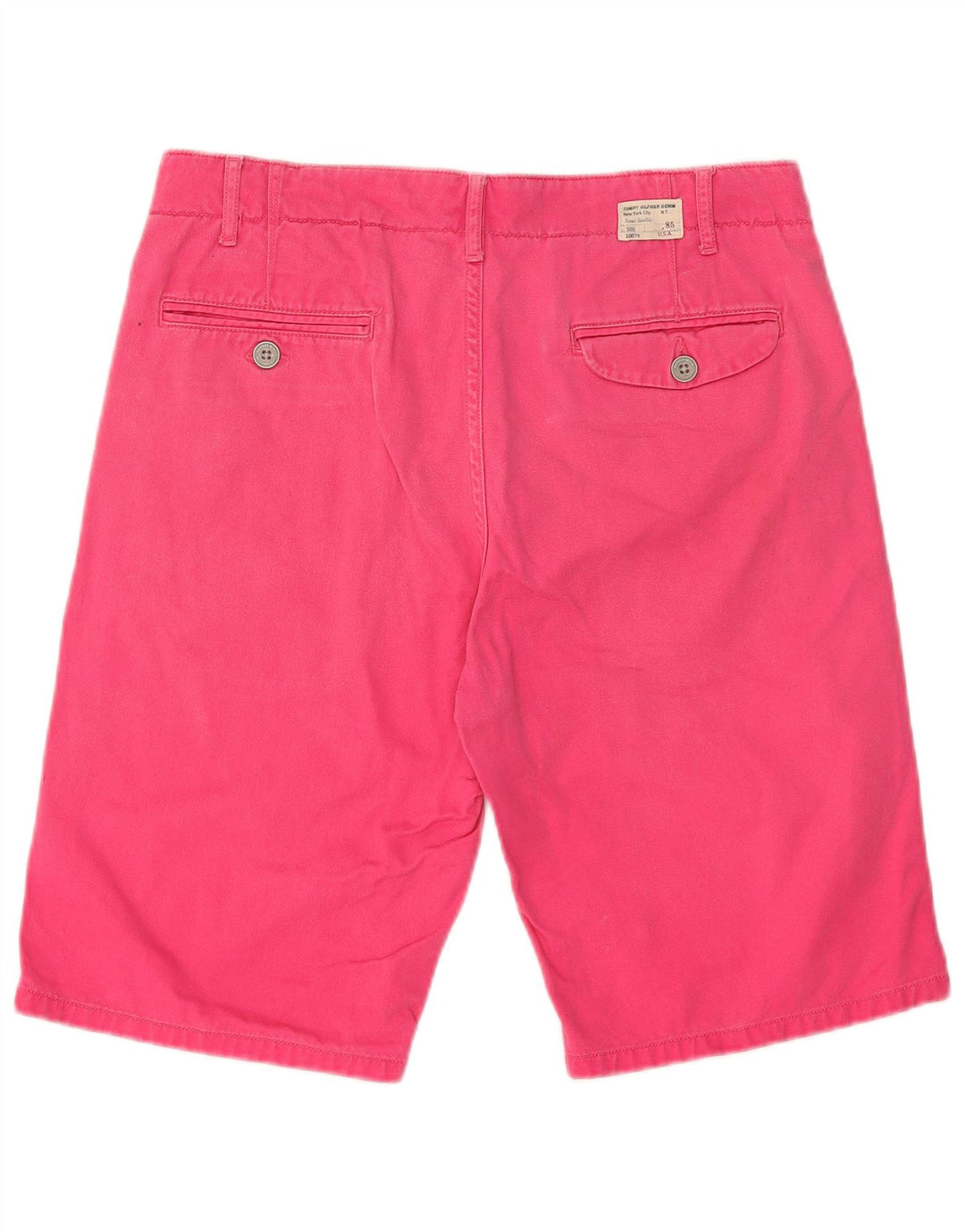 Pantaloni scurți chino Tommy Hilfiger pentru bărbați W30, bumbac roz mediu