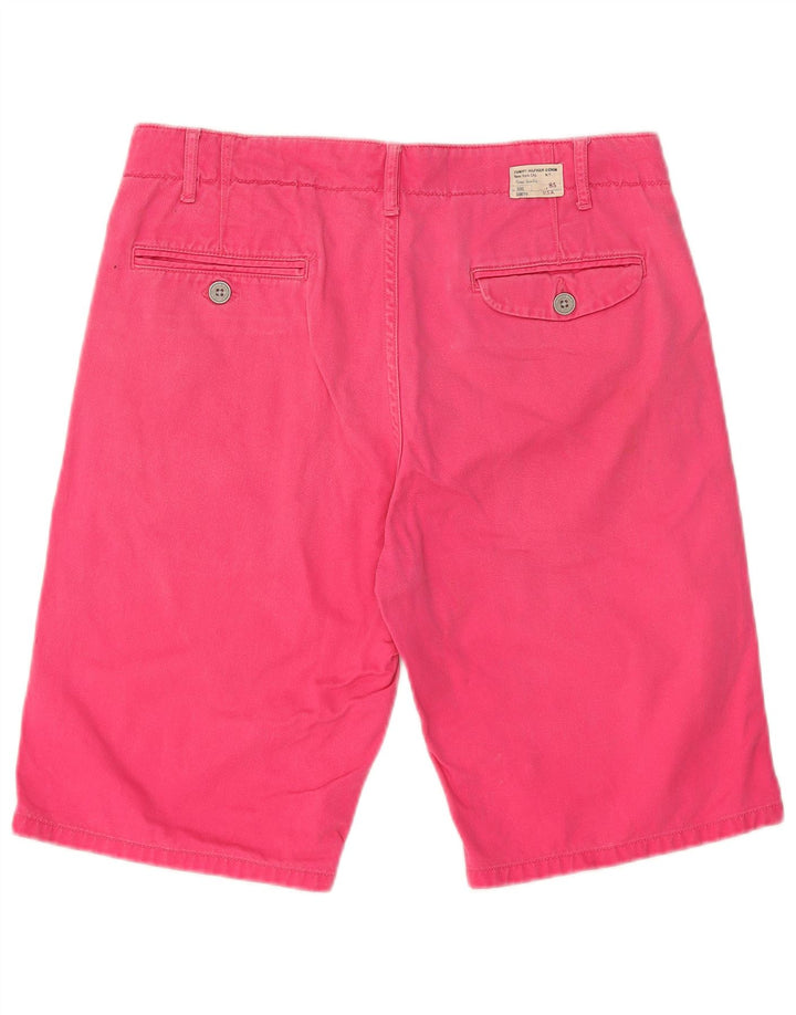 Pantaloni scurți chino Tommy Hilfiger pentru bărbați W30, bumbac roz mediu
