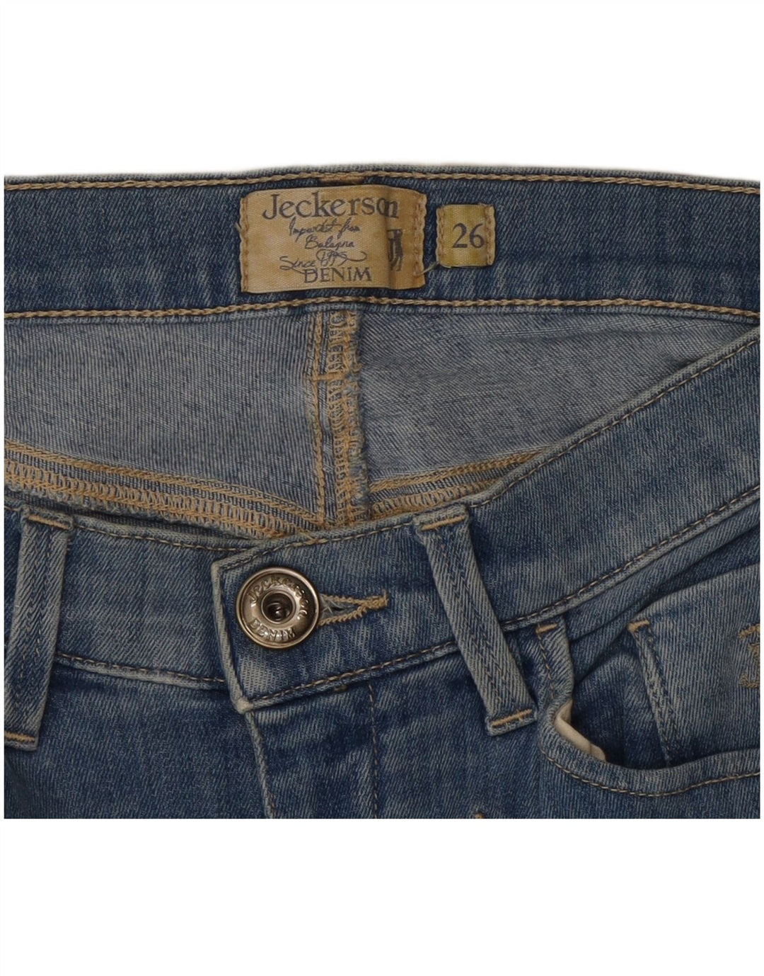 Blugi Jeckerson Bootcut pentru femei W26 L31 Bumbac albastru