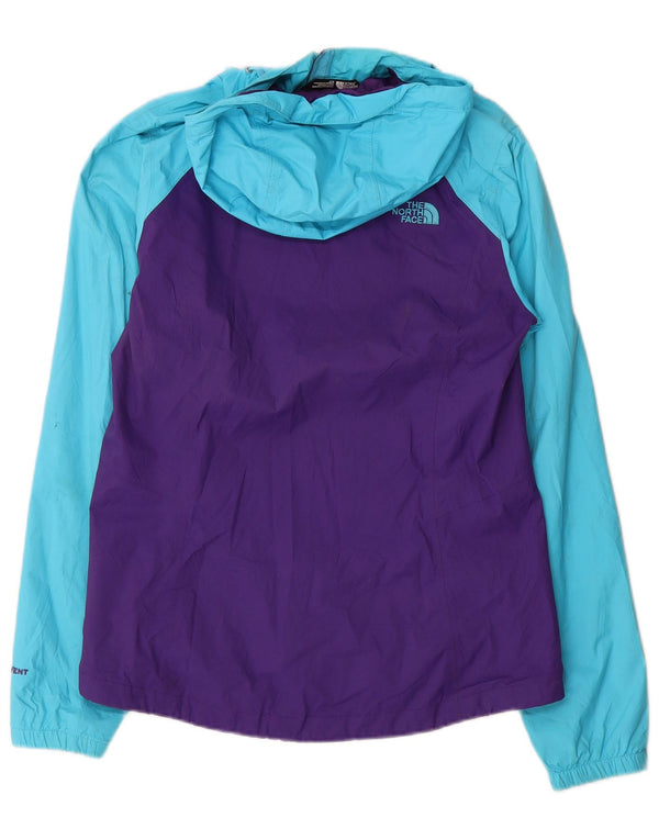 Jachetă de ploaie cu glugă The North Face pentru femei UK 10 Small Purple Colorblock