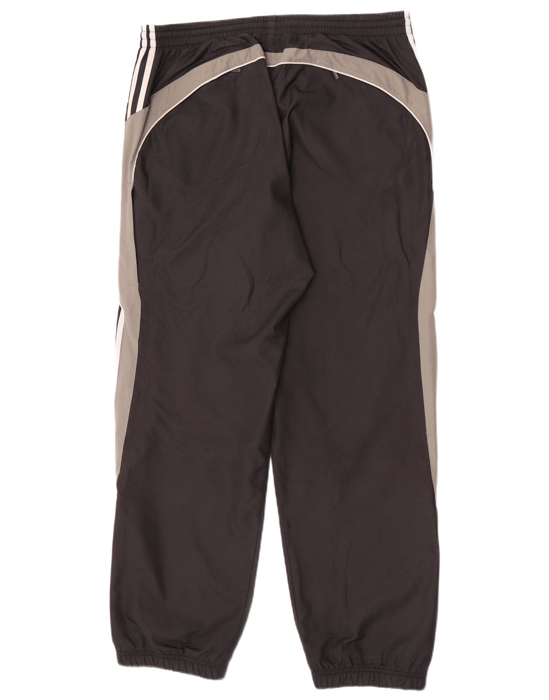 Pantaloni de trening pentru bărbați Adidas Pantaloni de jogging, mari, negru, poliester color bloc