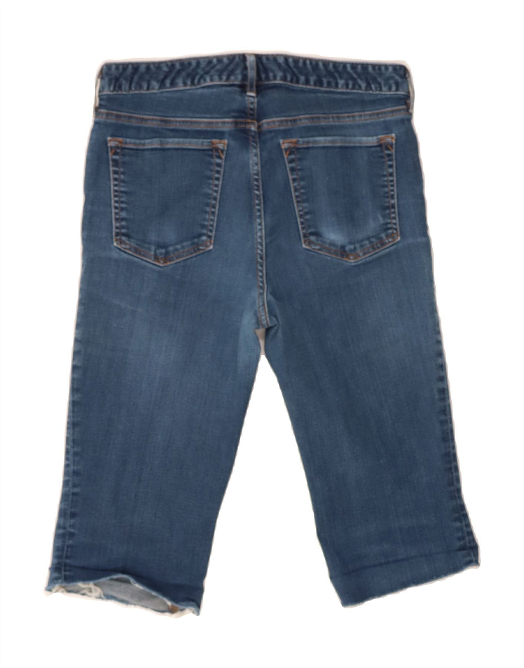 EDDIE BAUER Womens Slightly Curvy Denim Shorts US 8 Medium W30  Blue Vintage Eddie Bauer and Second-Hand Eddie Bauer from Messina Hembry 