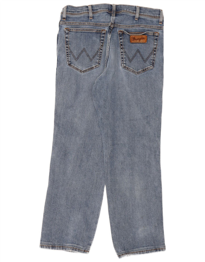 Blugi drepte pentru bărbați Wrangler Texas W36 L29 Bumbac albastru