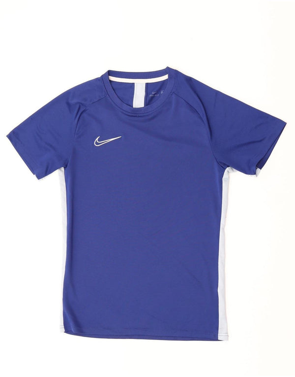 Tricou pentru bărbați Nike Dri Fit Top mic albastru Colorblock