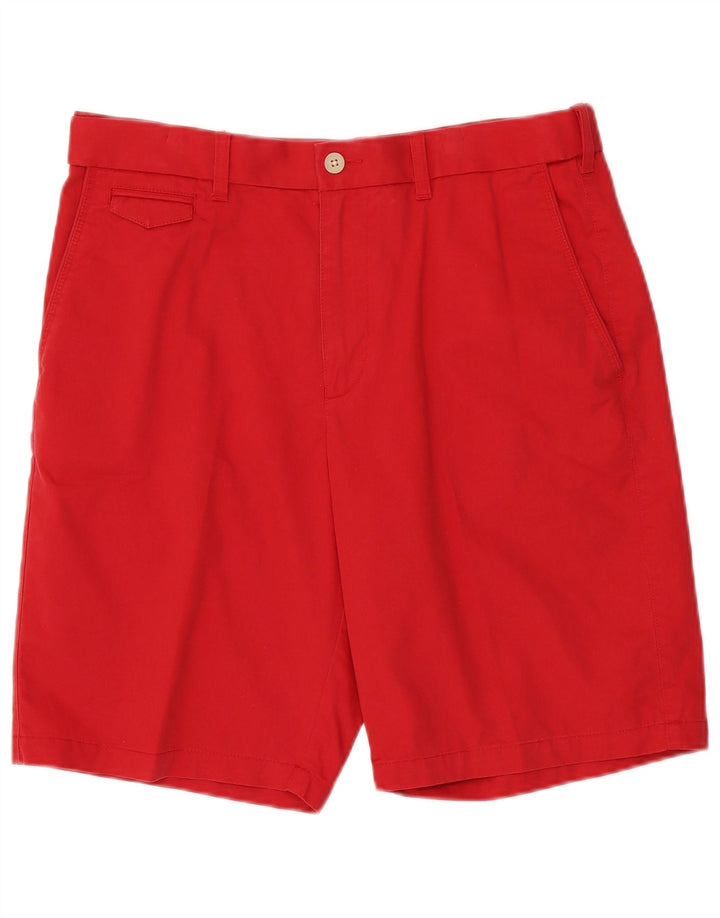 Pantaloni scurți chino pentru bărbați Marks & Spencer W34, bumbac roșu mare