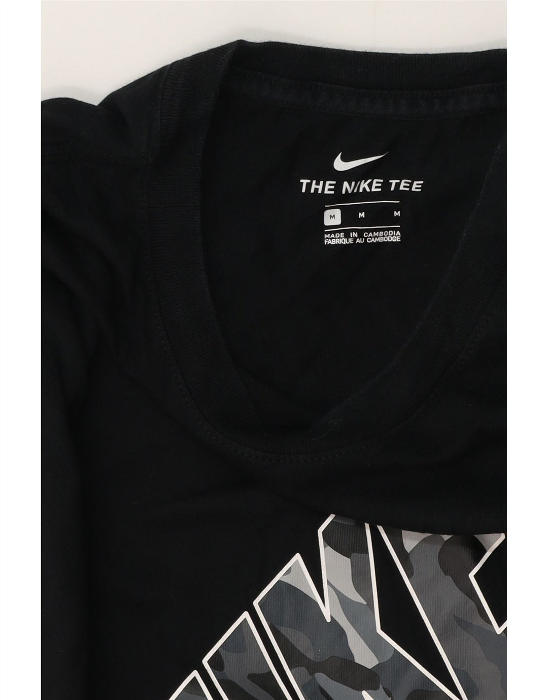 Tricou grafic pentru bărbați Nike Top Mediu Negru