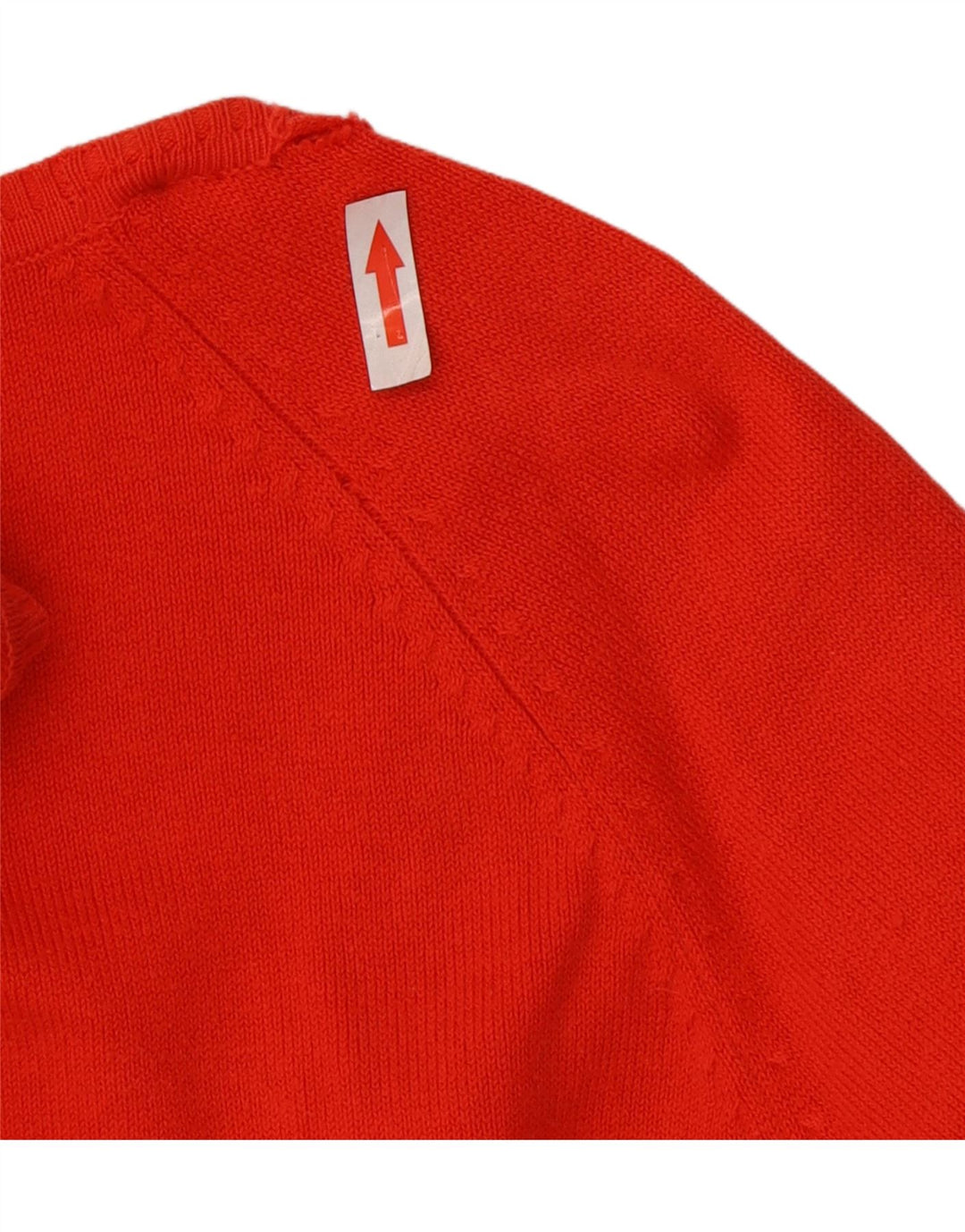 Pulover cardigan pentru femei Zara UK 12, bumbac roșu mediu
