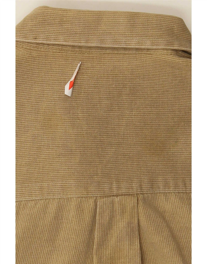 Cămașă bărbați CAT 2XL Bej Pinstripe