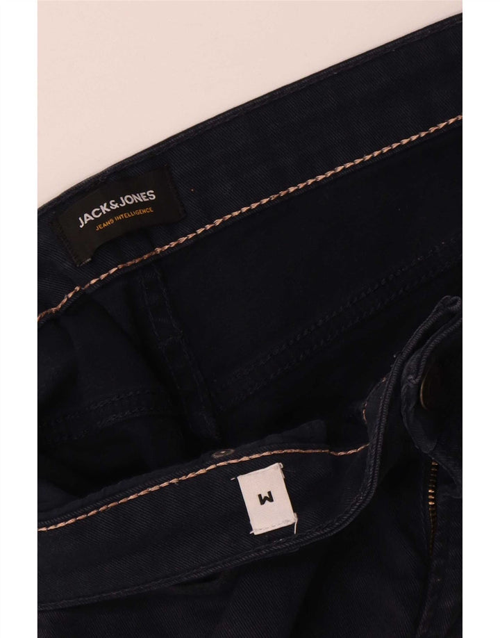 Jack & Jones Mens Regular Denim Shorts Medium W30 Bleumarin Bumbac