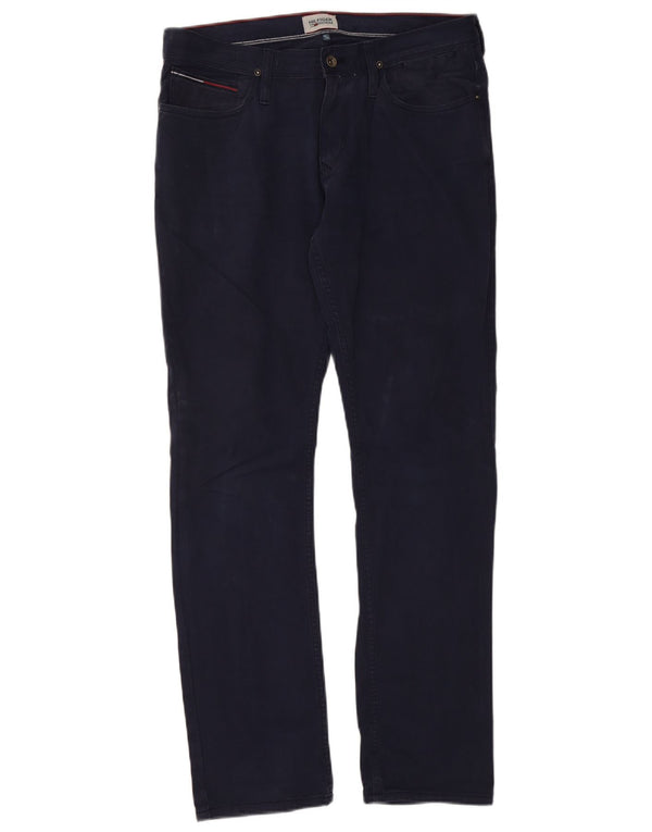 Blugi slim pentru bărbați Tommy Hilfiger W34 L32 bumbac bleumarin