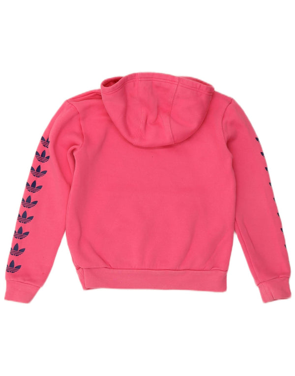 Pulover Adidas Fete Graphic Hoodie 9-10 Ani Roz Bumbac