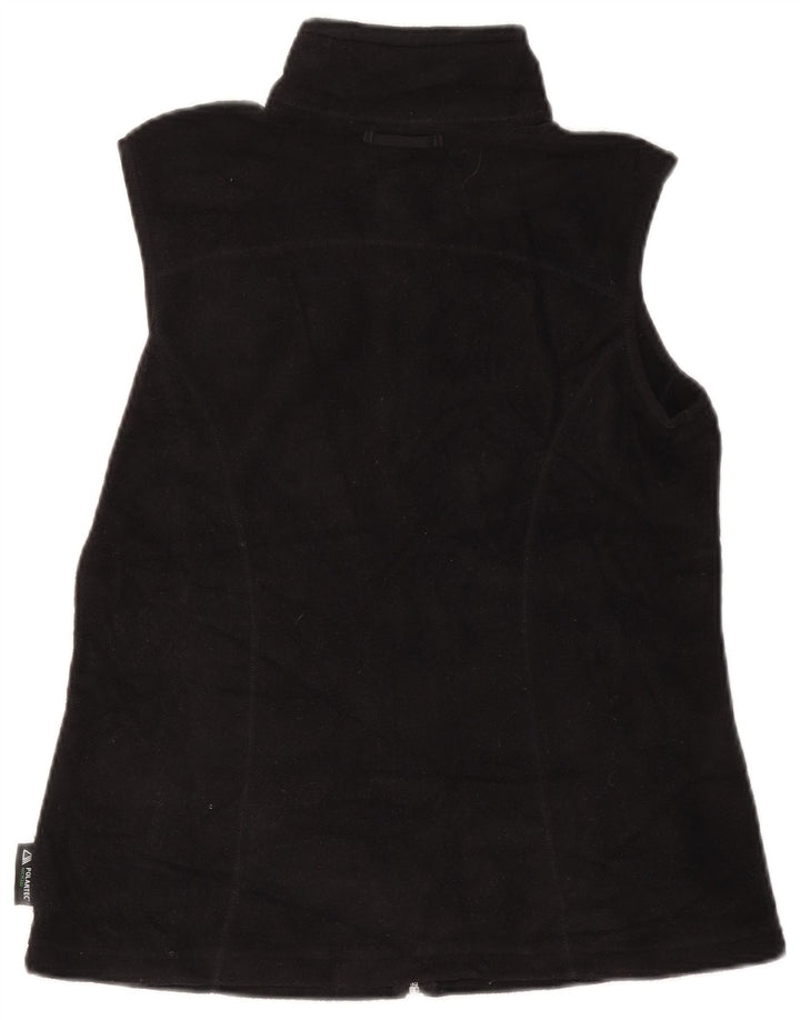EDDIE BAUER Gilet cu lână pentru femei UK 12 Poliester mediu negru