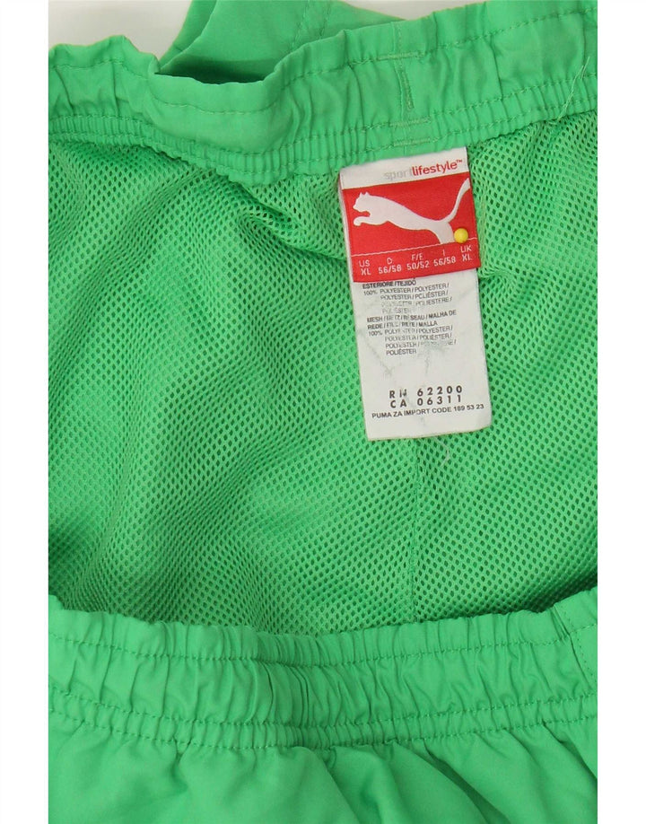 Pantaloni scurți Puma Graphic Sport pentru bărbați XL, verde, poliester