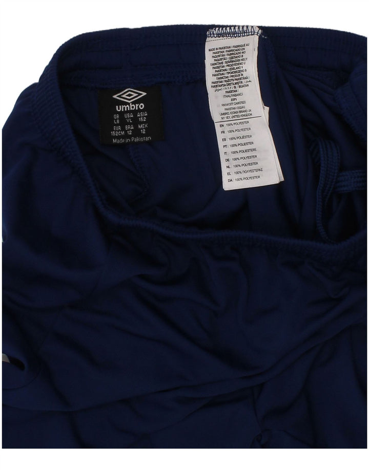 Pantaloni scurți sport Umbro Băieți 11-12 ani Poliester mari bleumarin