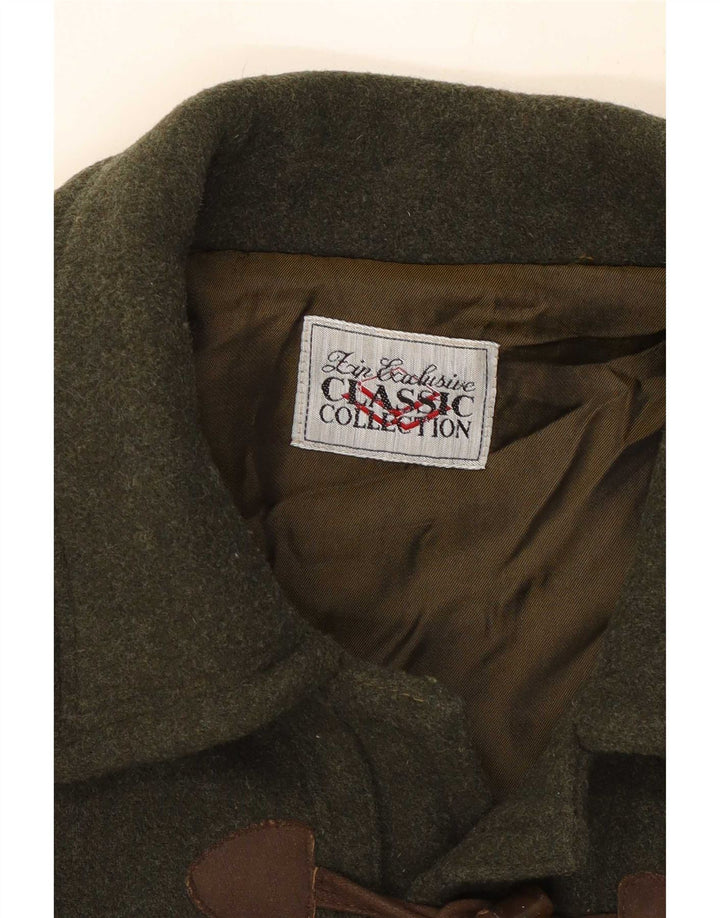 Manson vintage pentru bărbați UK 38 Medium Khaki Lână