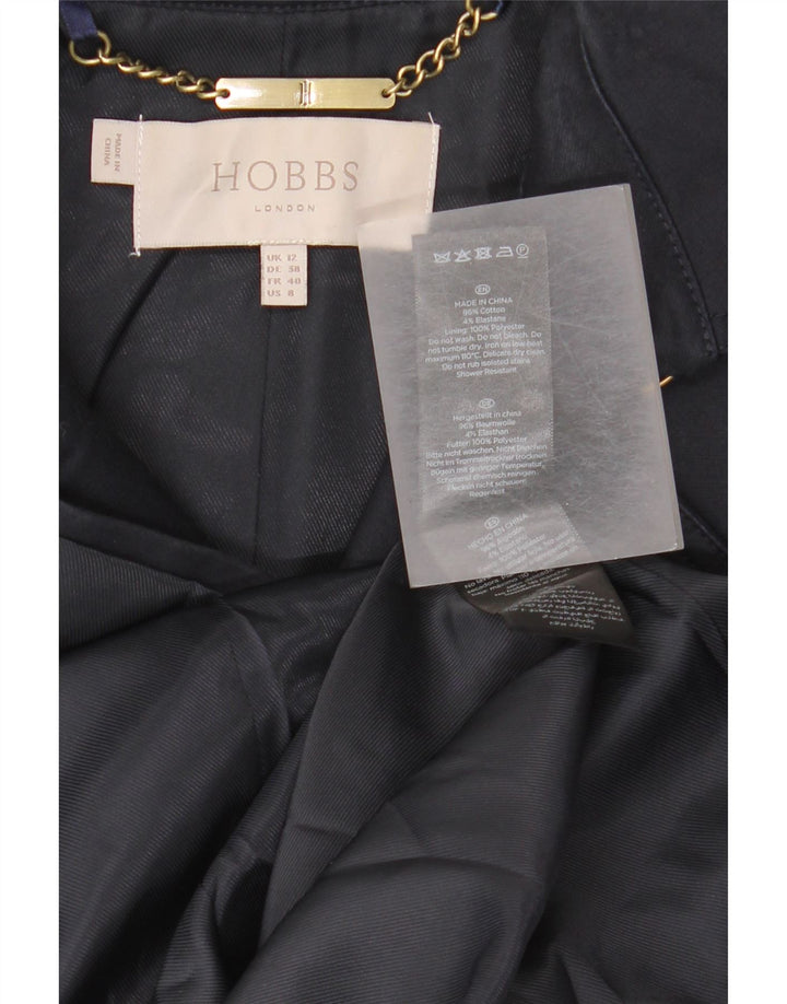 Trench pentru femei Hobbs UK 12 Medium Bleumarin Bumbac