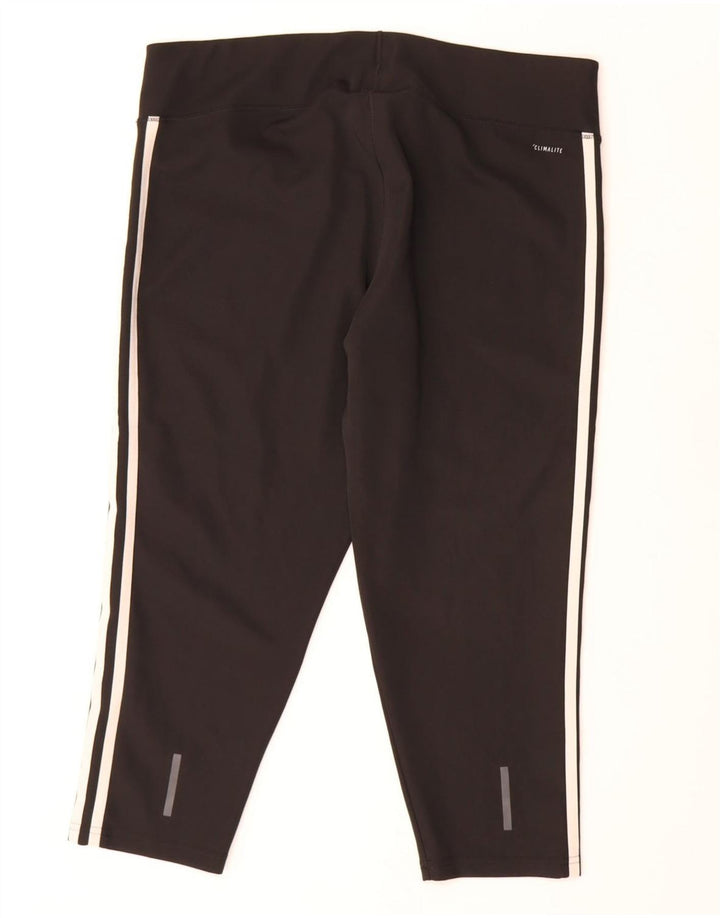 Pantaloni adidas Climalite Capri pentru femei UK 18 XL poliester negru