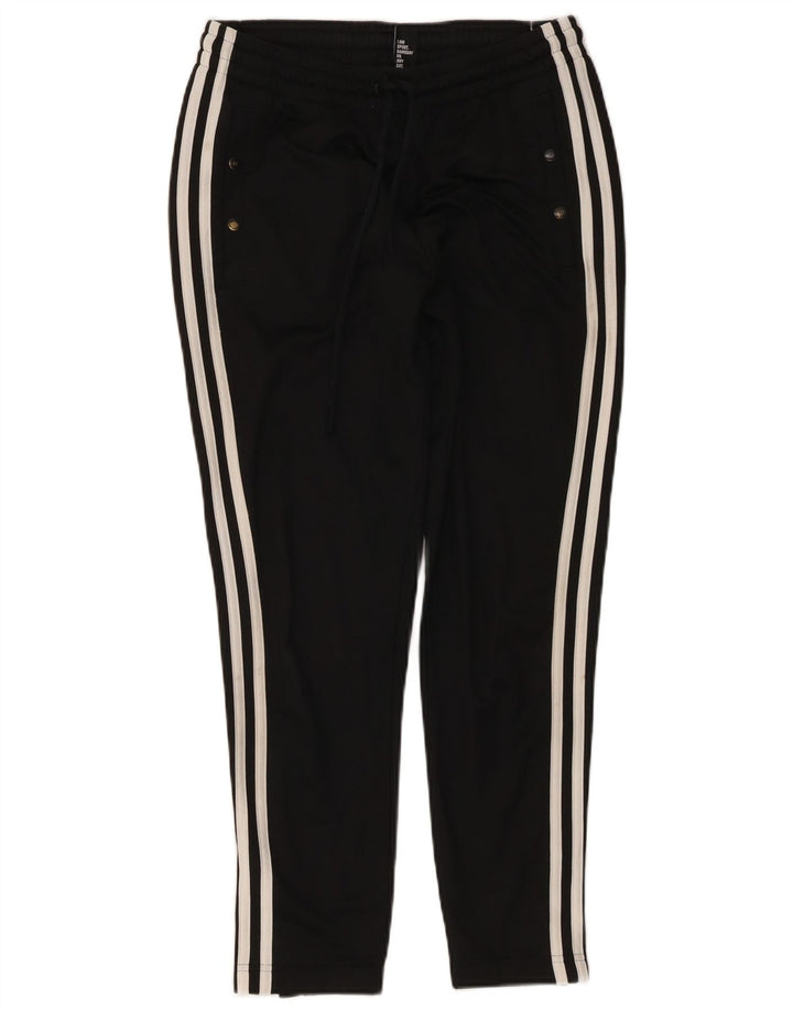Pantaloni de trening ADIDAS pentru femei UK 8/10 Poliester negru mic