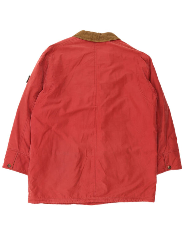 Jachetă Windbreaker pentru bărbați Cotton's Industries UK 42 XL Bumbac roșu