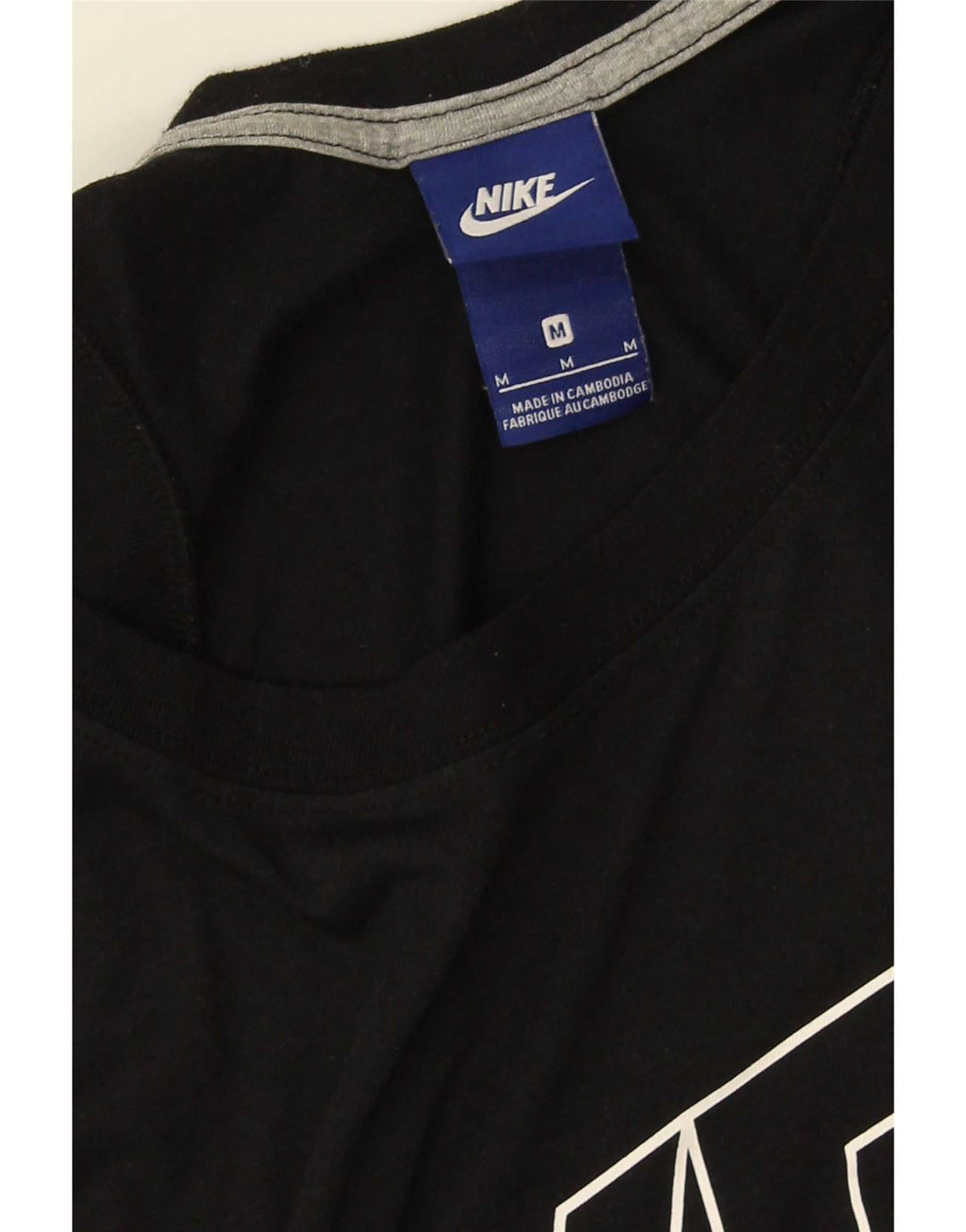 Top cu vestă grafică Nike pentru femei UK 14 Medium Black