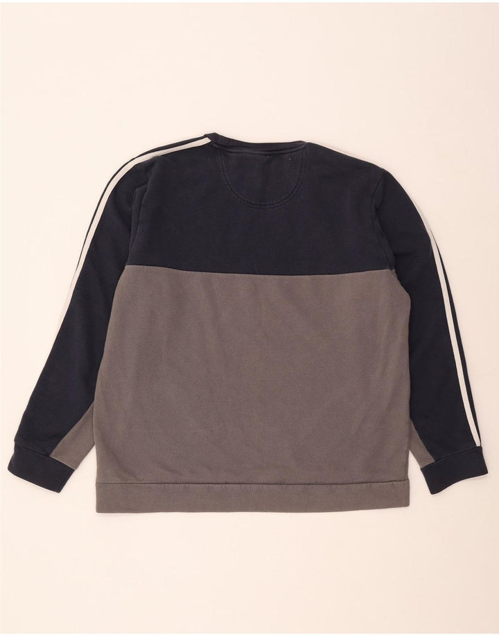 Hanorac pentru bărbați Adidas Jumper XL, gri, bumbac color bloc