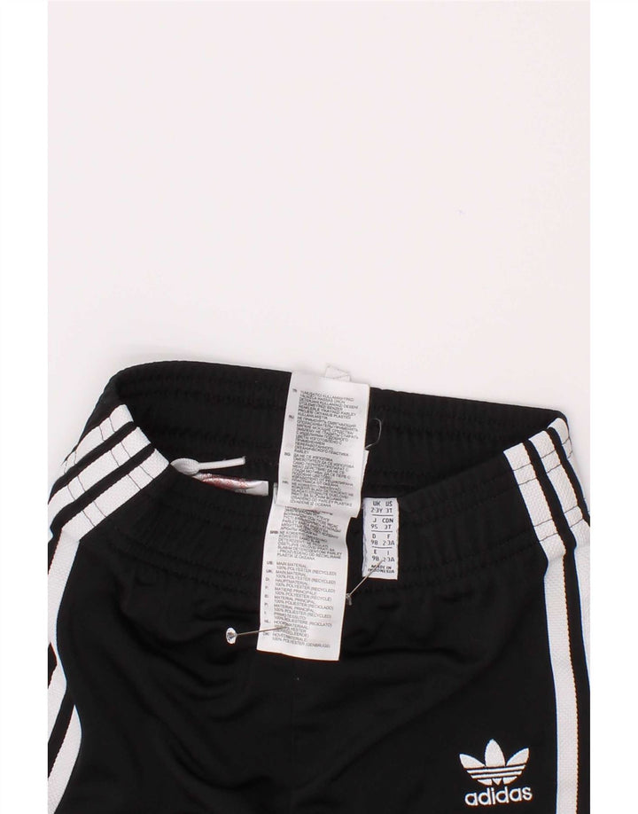 Pantaloni de trening Adidas baieti Joggeri 2-3 ani poliester negru