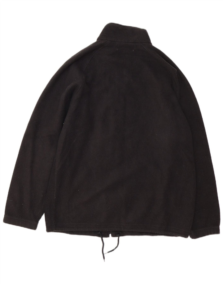 Jachetă fleece pentru bărbați Kappa UK 40 Poliester negru mare