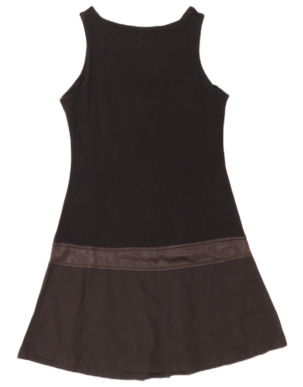 Custo Barcelona Rochie A-Line fără mâneci pentru femei US 2 XS Bumbac negru