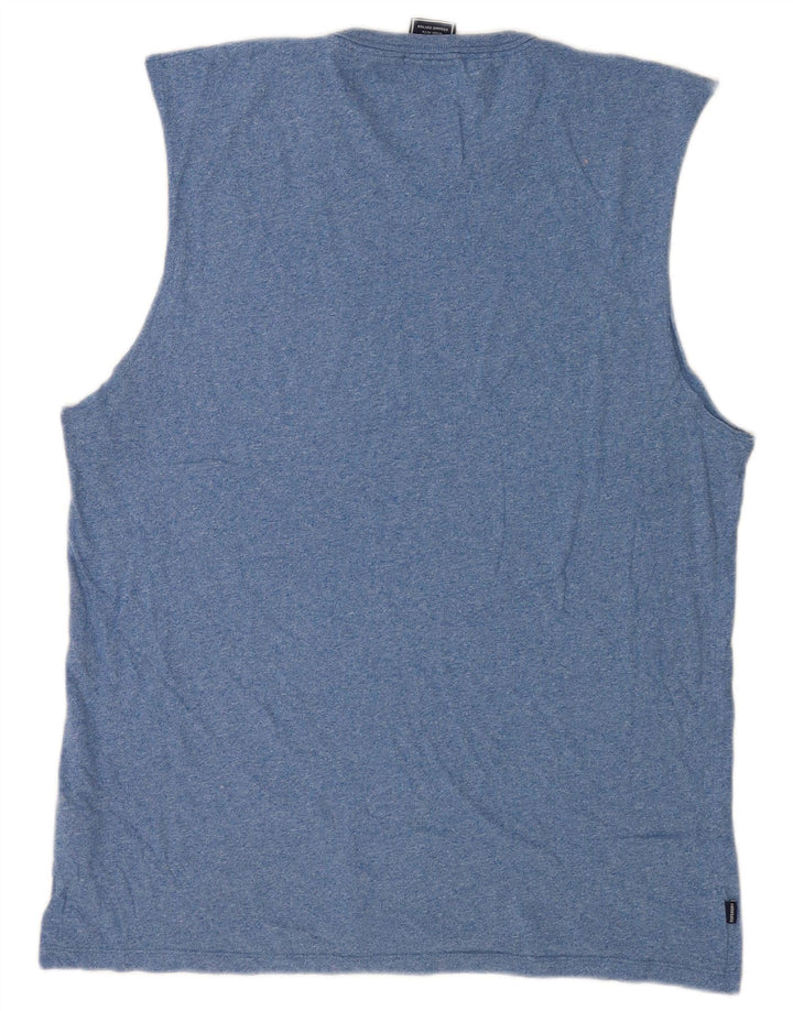 Vestă Superdry pentru bărbați, XL, bumbac cu pete albastre