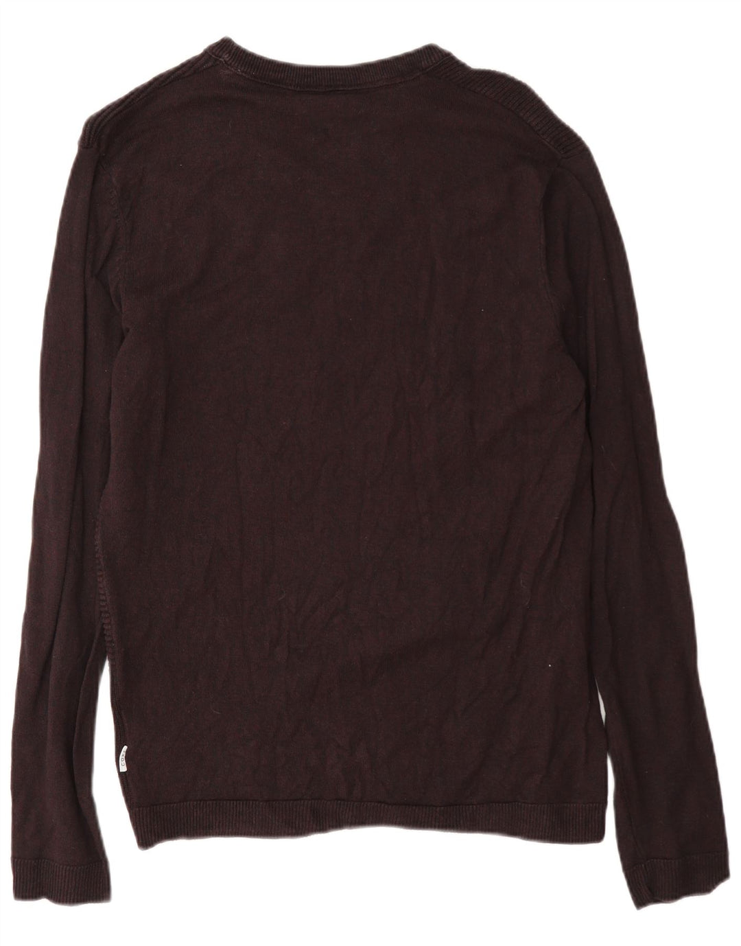 Pulover Jack & Jones pentru bărbați Core Regular Fit, cu gât de barcă, burgundă medie