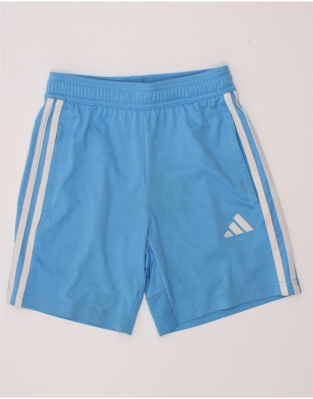 Pantaloni scurți sport pentru băieți Adidas 9-10 ani poliester albastru