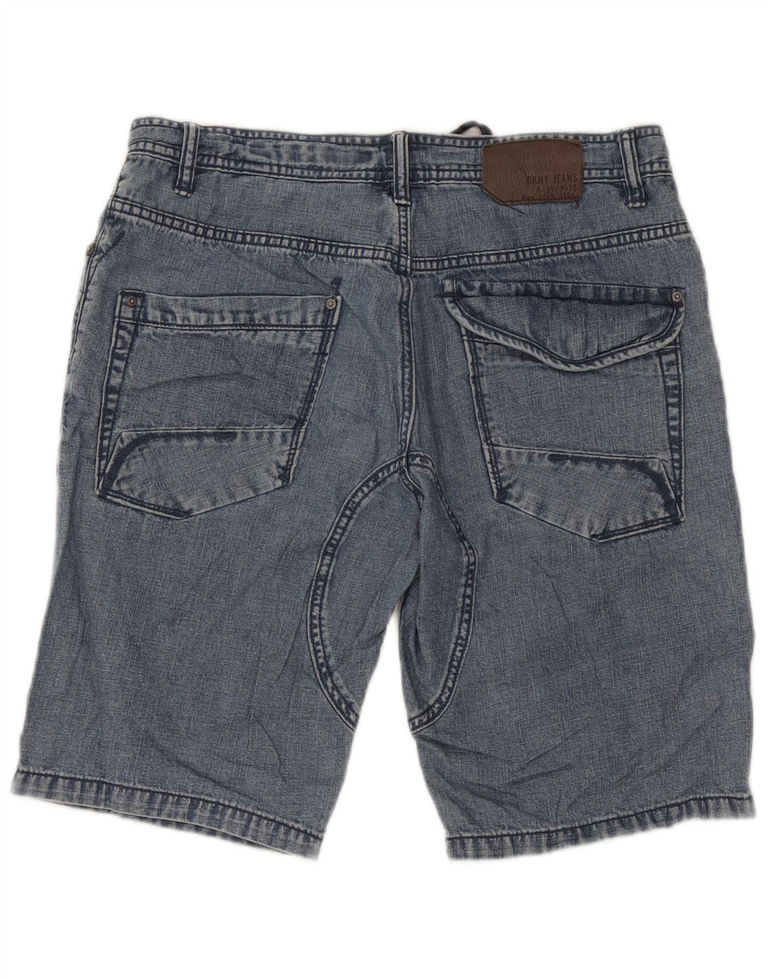Pantaloni scurți din blugi pentru bărbați Dkny W31, bumbac albastru mediu