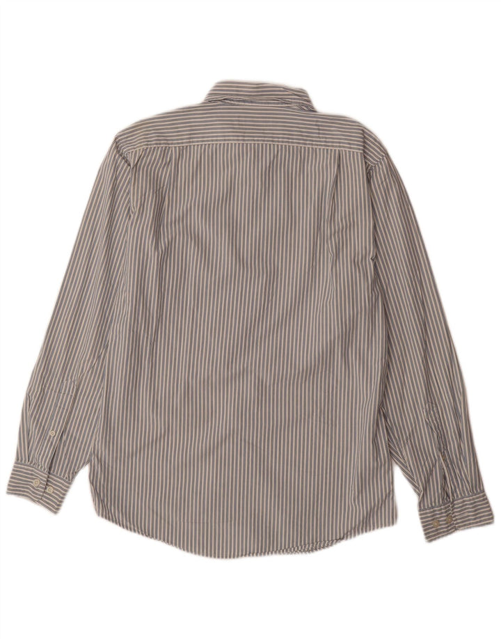 Cămașă EDDIE BAUER pentru bărbați, cu tăiere clasică, din bumbac cu dungi mici, albastre