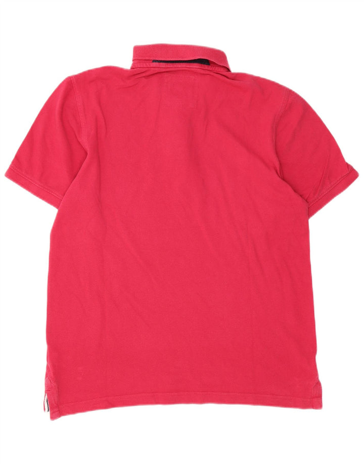 Crew Clothing Tricou polo pentru bărbați, bumbac roz mediu