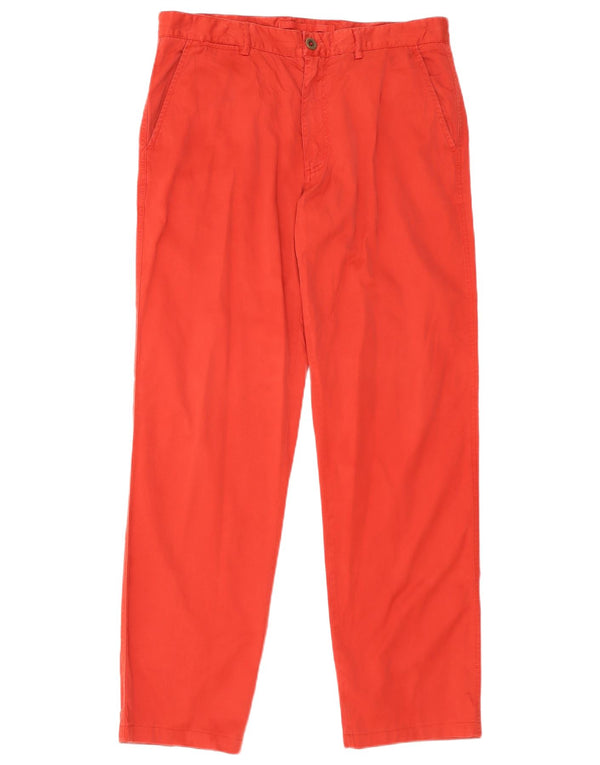 Pantaloni chino drepți pentru bărbați Avirex L36 L32 bumbac roșu