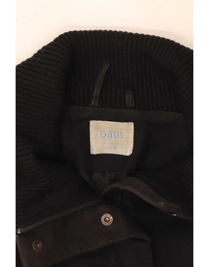 Jachetă Oasis pentru femei, UK 12, bumbac mediu negru